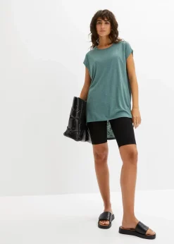 Hot Longshirt aus Viskose-Mischung Damen Shirts & Tops