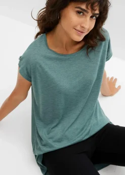 Hot Longshirt aus Viskose-Mischung Damen Shirts & Tops