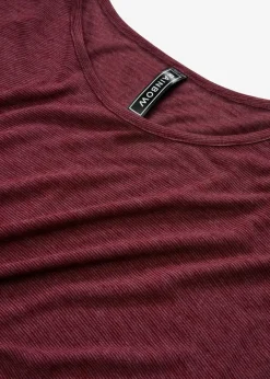 Damen bonprix Shirts & Tops|Longshirt aus Viskose-Mischung