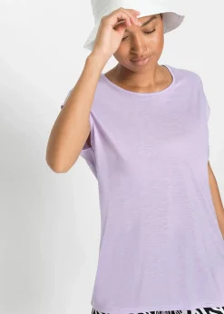 Damen bonprix Shirts & Tops|Longshirt aus Viskose-Mischung