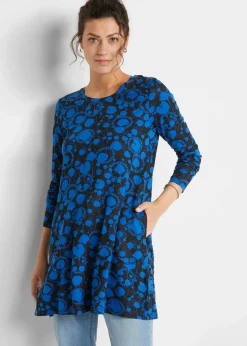 Damen bonprix Nachhaltigere Materialien|Shirts & Tops|Longshirt aus Viskose-Mix