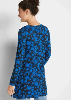 Damen bonprix Nachhaltigere Materialien|Shirts & Tops|Longshirt aus Viskose-Mix