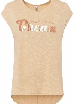 Damen bonprix Shirts & Tops|Longshirt aus Viskose-Mix