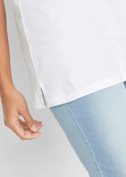 Damen bonprix Shirts & Tops|Longshirt, bedruckt