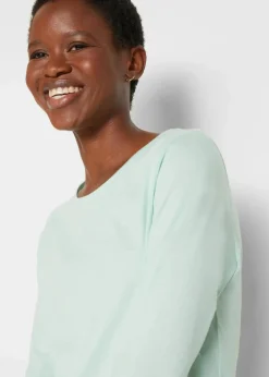 Damen bonprix Shirts & Tops|Basics|Longshirt (5er-Pack)