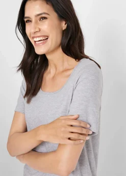 Hot Long-Shirt, 2er-Pack Damen Shirts & Tops|Basics