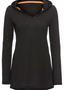 Discount Longshirt mit Kapuze Damen Shirts & Tops