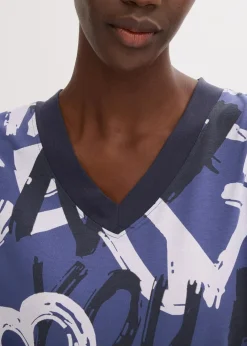 Clearance Long-Shirt mit Kurzarm Damen Shirts & Tops
