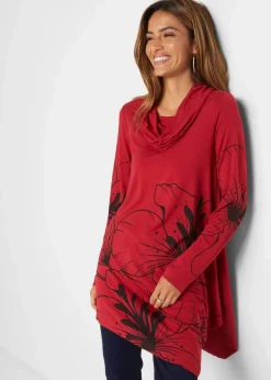 Online Longshirt mit Rollkragen Damen Shirts & Tops
