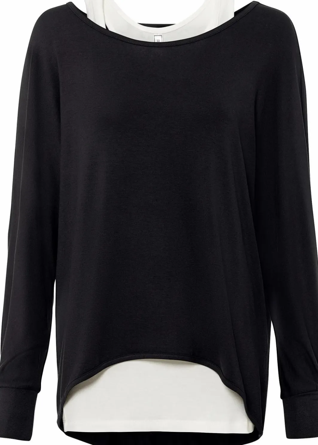 Best Longshirt mit Top aus Viskose-Mix Damen Nachhaltigere Materialien|Shirts & Tops