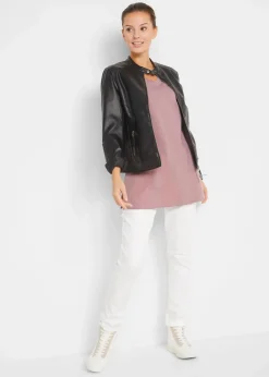 New Longshirt mit V-Ausschnitt (2er Pack) Damen Bekleidung·Röcke|Basics