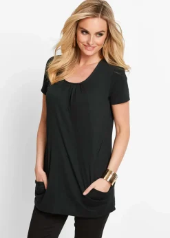 Longshirt mit Viskose Damen Shirts & Tops