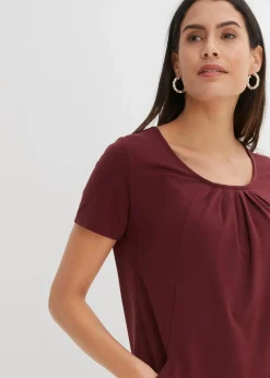 Damen bonprix Shirts & Tops|Longshirt mit Viskose