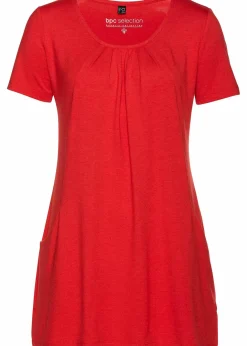 Clearance Longshirt mit Viskose Damen Shirts & Tops