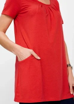 Clearance Longshirt mit Viskose Damen Shirts & Tops