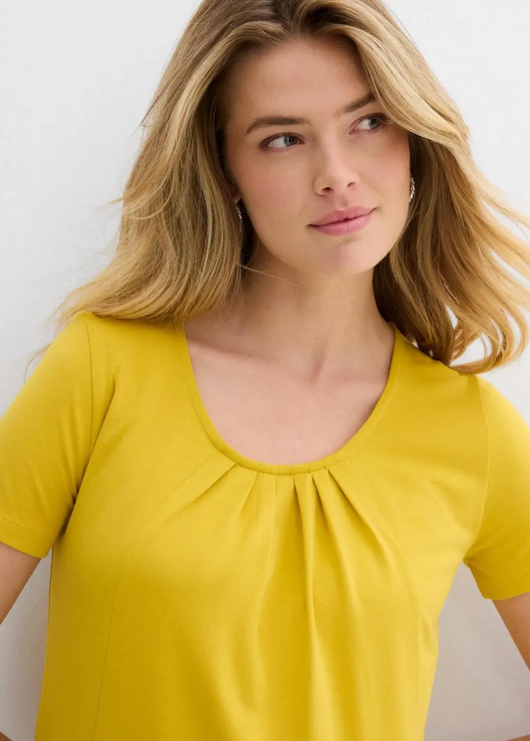 Damen bonprix Shirts & Tops|Longshirt mit Viskose