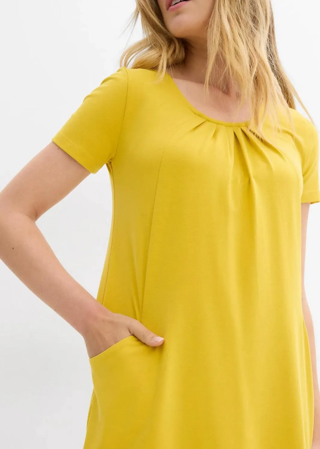 Damen bonprix Shirts & Tops|Longshirt mit Viskose