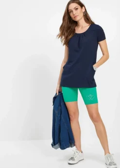 Damen bonprix Shirts & Tops|Longshirt mit Viskose