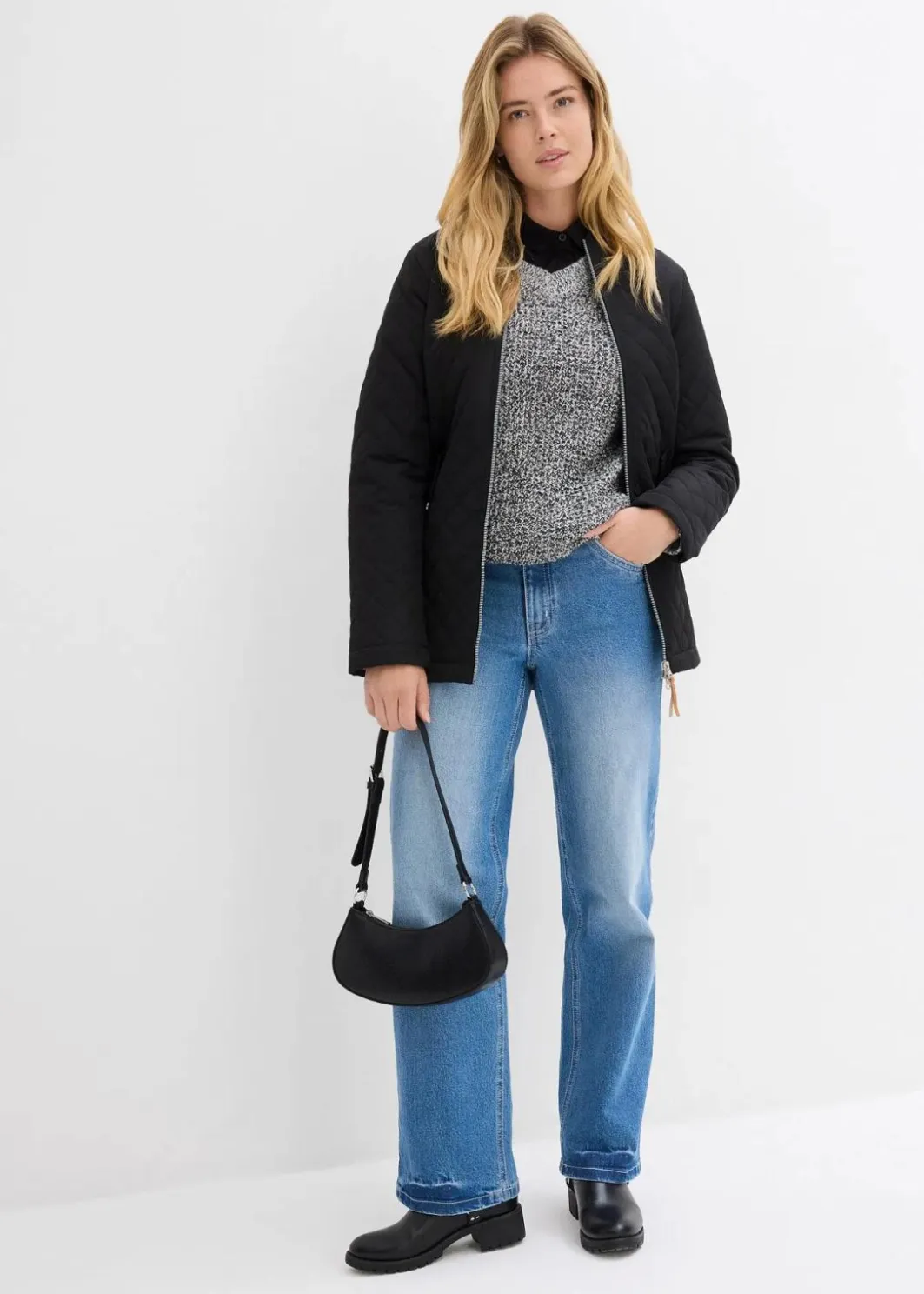 Outlet Long-Steppjacke Damen Bekleidung·Hosen|Jacken & Mäntel