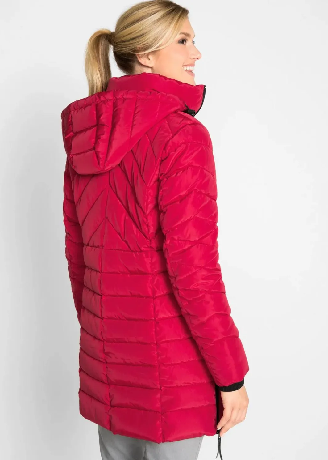 Sale Long-Steppjacke mit Wattierung Damen Jacken & Mäntel|Bekleidung·Hosen