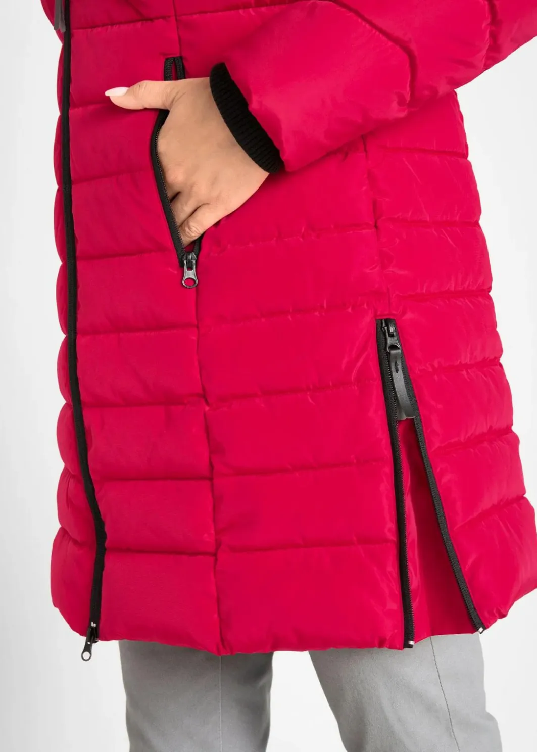 Sale Long-Steppjacke mit Wattierung Damen Jacken & Mäntel|Bekleidung·Hosen