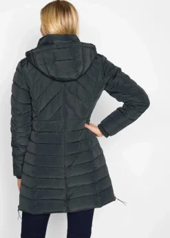 Damen bonprix Bekleidung·Hosen|Jacken & Mäntel|Long-Steppjacke mit Wattierung