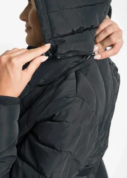 Damen bonprix Bekleidung·Hosen|Jacken & Mäntel|Long-Steppjacke mit Wattierung