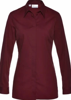 Damen bonprix Blusen & Tuniken|Bekleidung·Jacken & Mäntel|Long-Stretch-Bluse