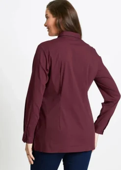 Damen bonprix Blusen & Tuniken|Bekleidung·Jacken & Mäntel|Long-Stretch-Bluse
