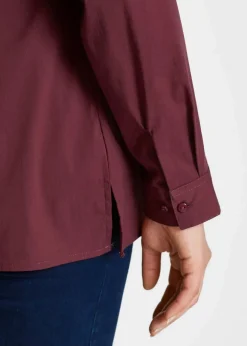 Damen bonprix Blusen & Tuniken|Bekleidung·Jacken & Mäntel|Long-Stretch-Bluse