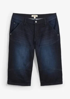 Online Long-Stretch-Jeans-Bermuda, Regular Fit Herren Große Größen|Shorts