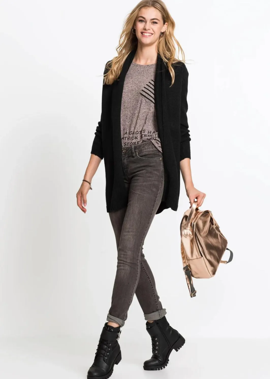 Damen bonprix Bekleidung·Umstandsmode|Strickmode|Longstrickjacke