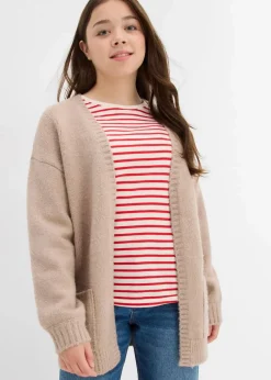 Sale Longstrickjacke Kinder Mädchen 9-16 Jahre·Sweat & Strick