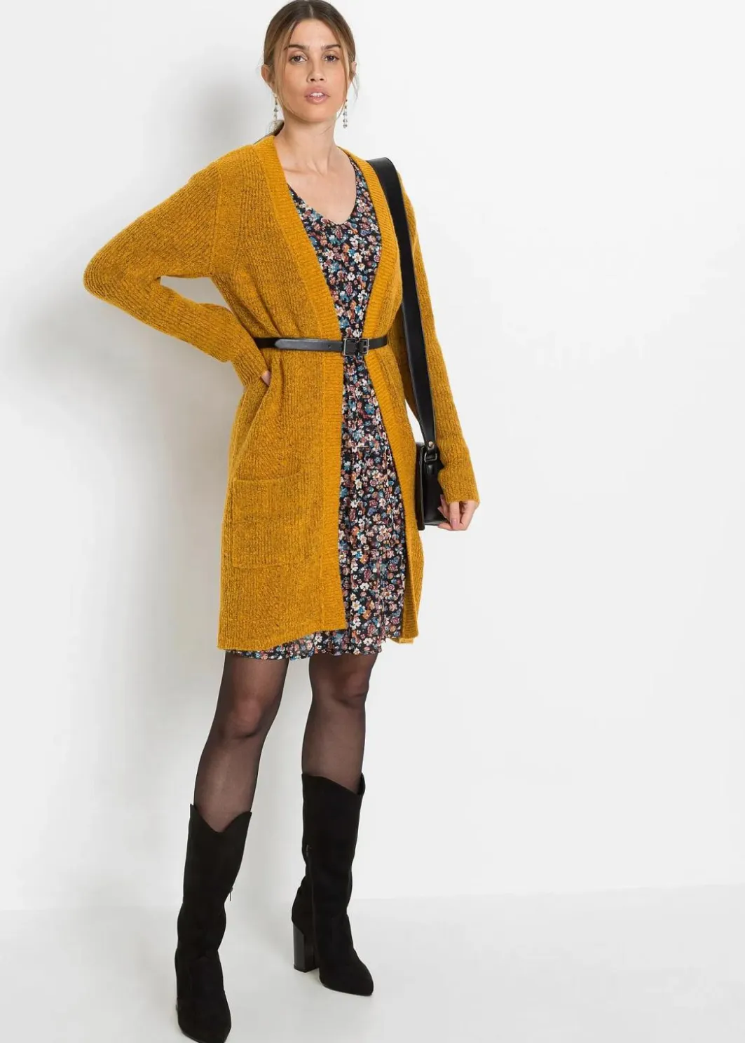 Damen bonprix Bekleidung·Umstandsmode|Bekleidung·Jeans|Longstrickjacke