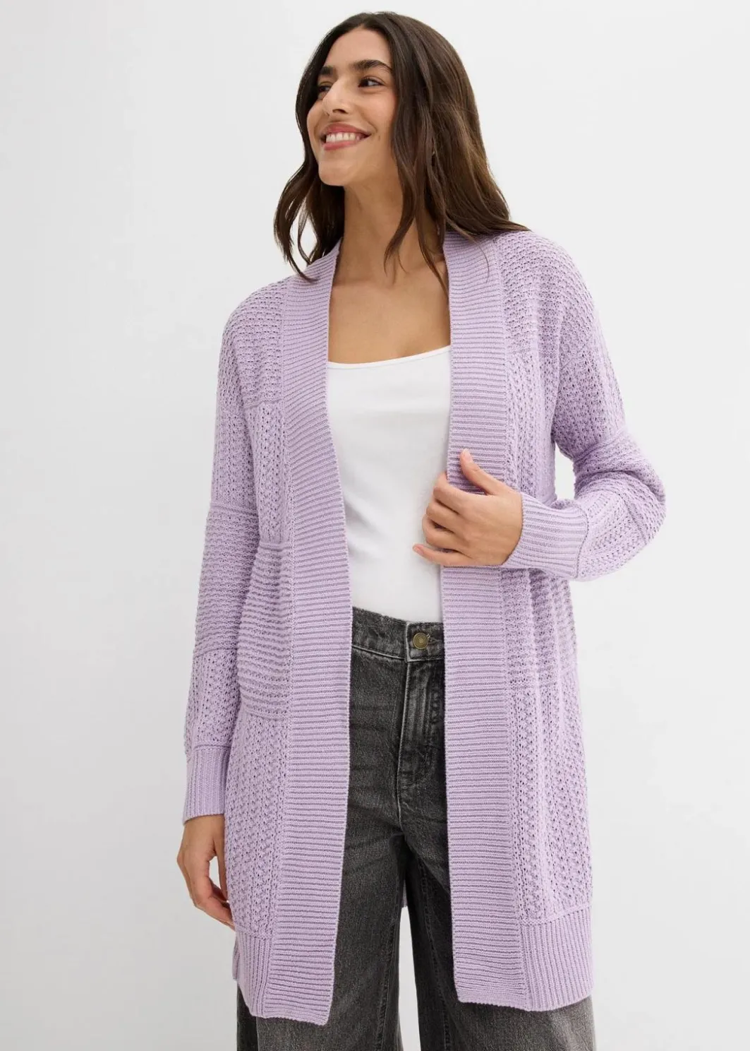 Damen bonprix Bekleidung·Umstandsmode|Strickmode|Longstrickjacke