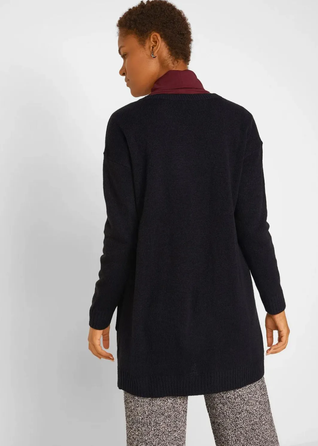 Damen bonprix Pullover & Strickjacken|Basics|Longstrickjacke