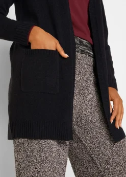 Damen bonprix Pullover & Strickjacken|Basics|Longstrickjacke