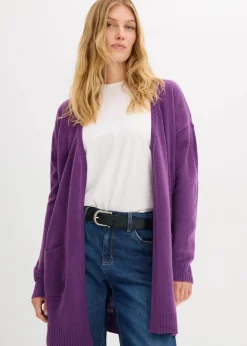 Damen bonprix Pullover & Strickjacken|Basics|Longstrickjacke