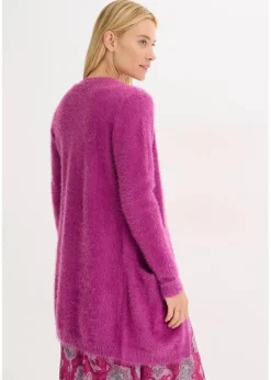 Damen bonprix Bekleidung·Umstandsmode|Strickmode|Longstrickjacke in Flauschoptik