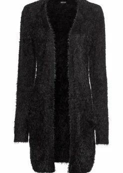 Sale Longstrickjacke in Flauschoptik Damen Bekleidung·Umstandsmode|Strickmode