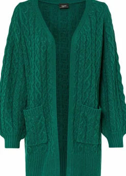 Longstrickjacke mit Ballonärmeln Damen Bekleidung·Umstandsmode|Bekleidung·Jeans
