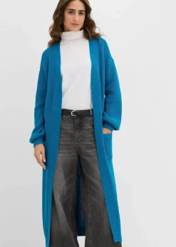 Damen bonprix Bekleidung·Umstandsmode|Strickmode|Longstrickjacke mit überschnittener Schulter