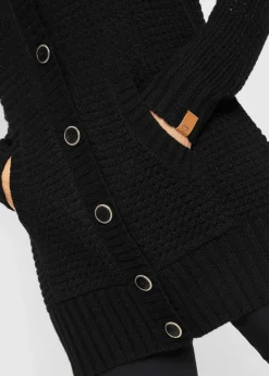 Longstrickjacke mit Kapuze Damen Bekleidung·Umstandsmode|Bekleidung·Jeans