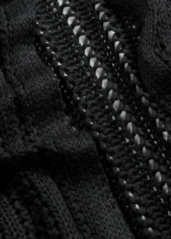 Sale Longstrickjacke mit Lochmuster Damen Strickmode|Pullover & Strickjacken