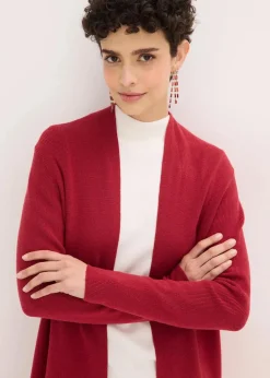 Damen bonprix Bekleidung·Umstandsmode|Pullover & Strickjacken|Longstrickjacke mit Viskose