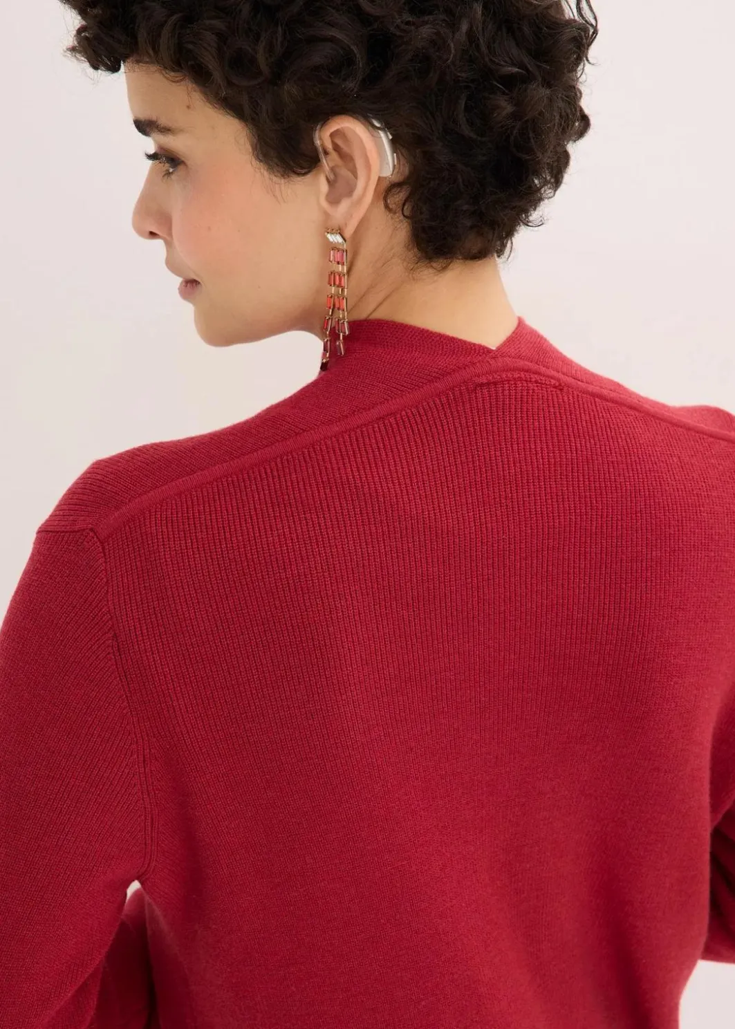 Damen bonprix Bekleidung·Umstandsmode|Pullover & Strickjacken|Longstrickjacke mit Viskose