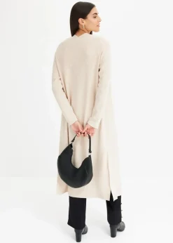 Outlet Longstrickjacke mit Viskose Damen Pullover & Strickjacken|Strickmode