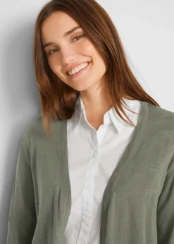 Best Longstrickjacke, offen Damen Strickmode|Bekleidung·Umstandsmode
