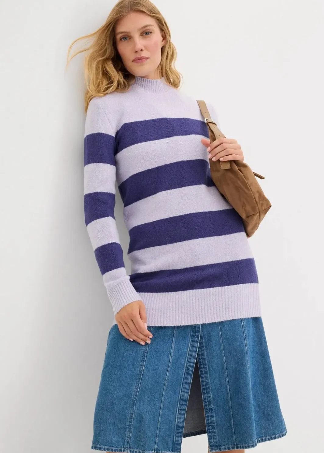 Damen bonprix Bekleidung·Umstandsmode|Bekleidung·Röcke|Long-Strickpullover