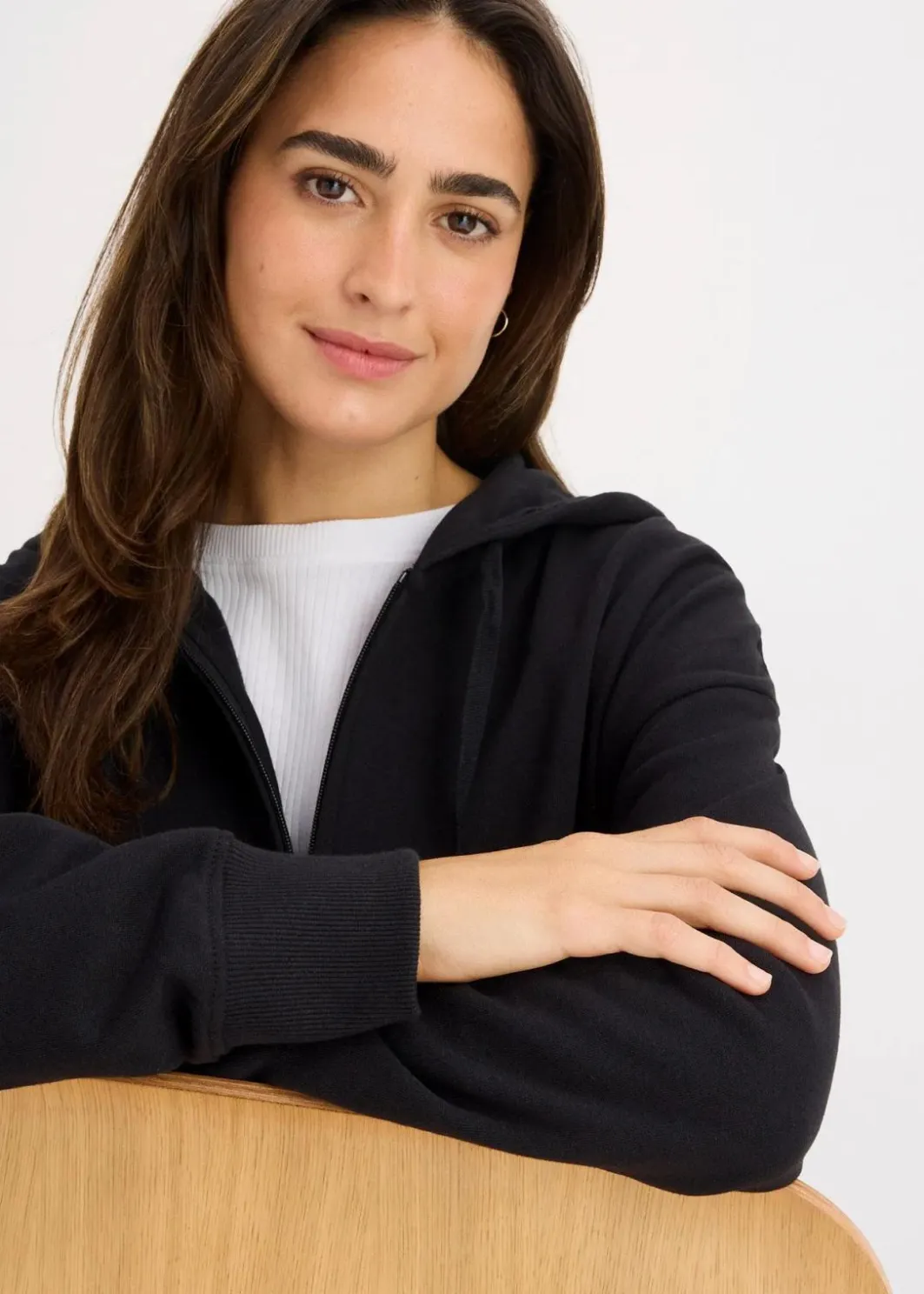 Damen bonprix Bekleidung·Röcke|Bekleidung·Blusen & Tuniken|Long-Sweatjacke